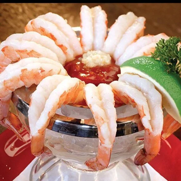 Vintage Glass Stainess Steel Ring Caviar Shrimp Cocktail Icer Server - Picture 16 of 16